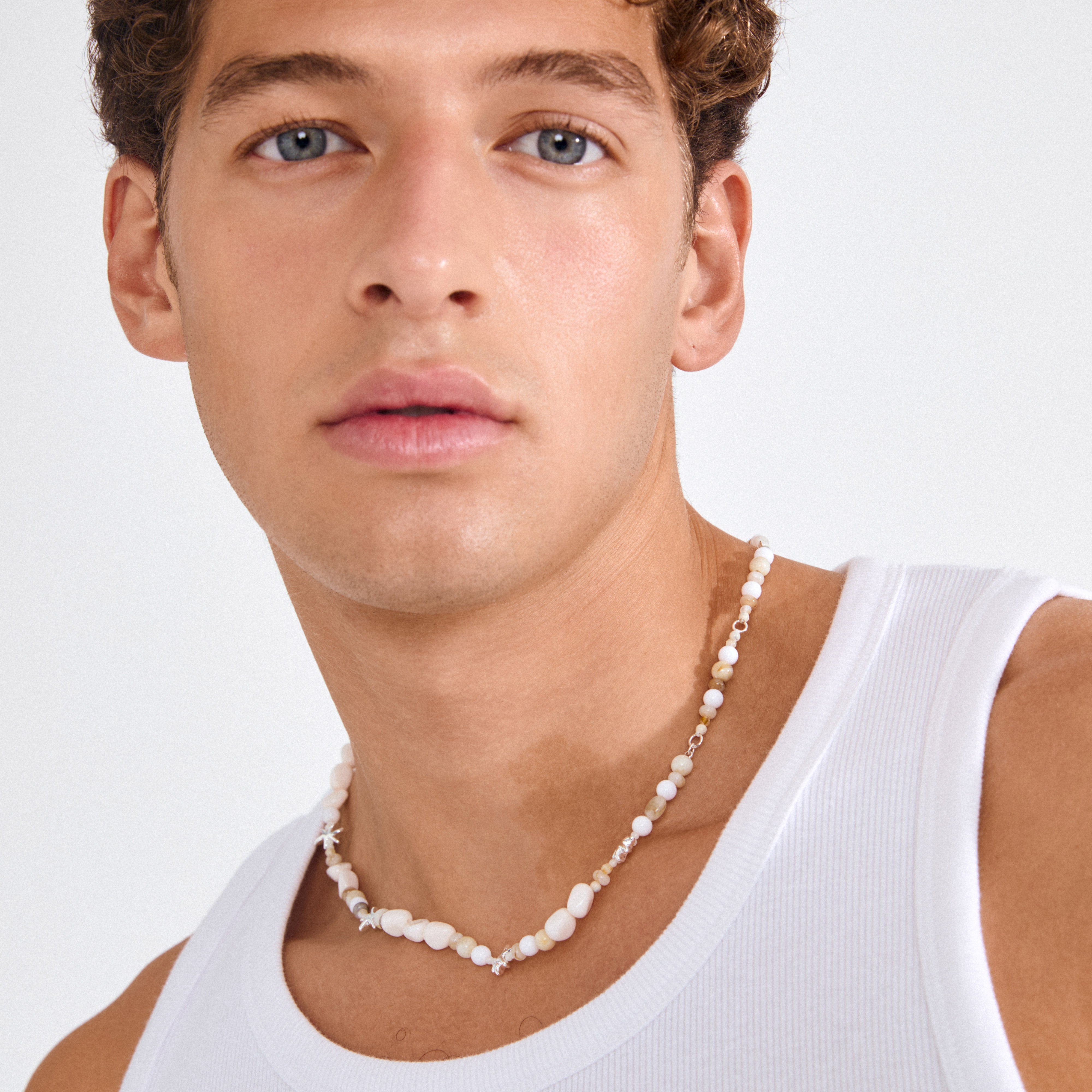 PRISM necklace white/silver-plated – Pilgrim