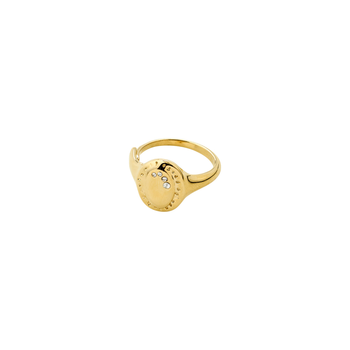 HERE ring gold-plated