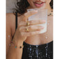 HERE bracelet gold-plated/multi