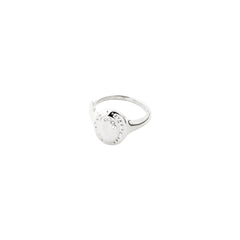 HERE Ring versilbert