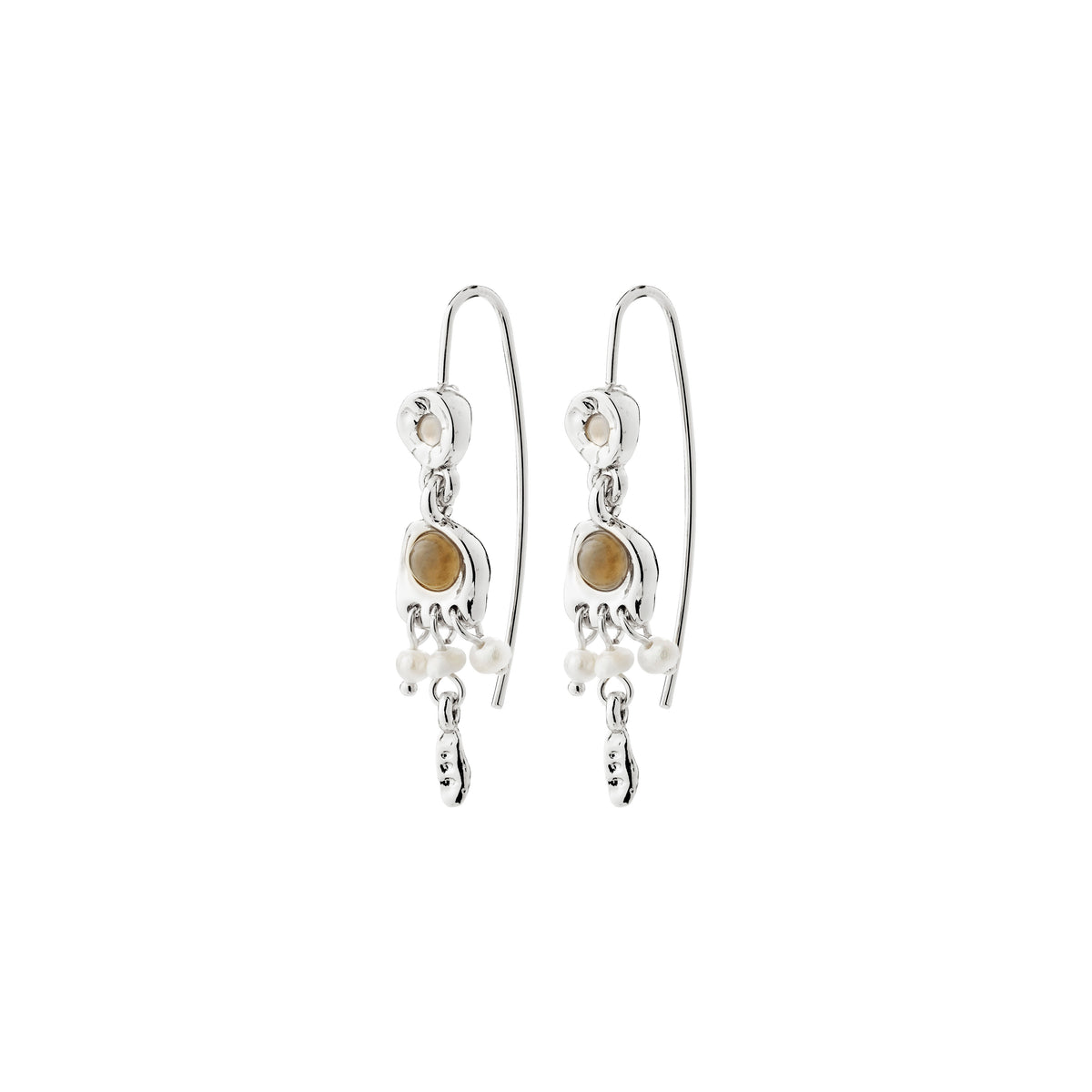 HERE earrings silver-plated