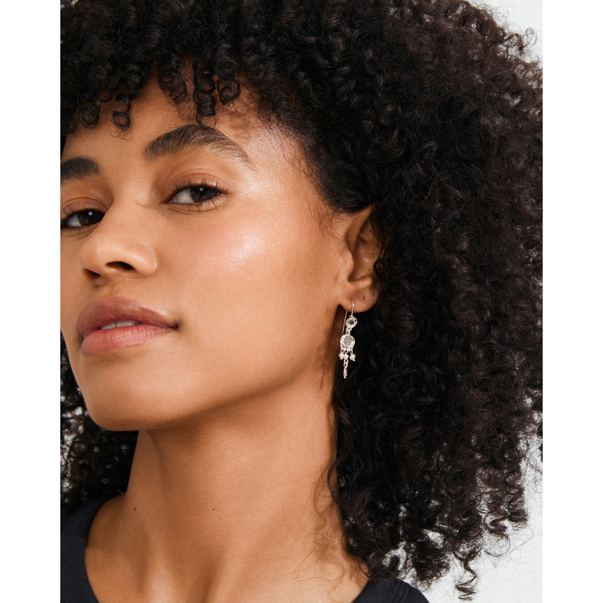 HERE earrings silver-plated