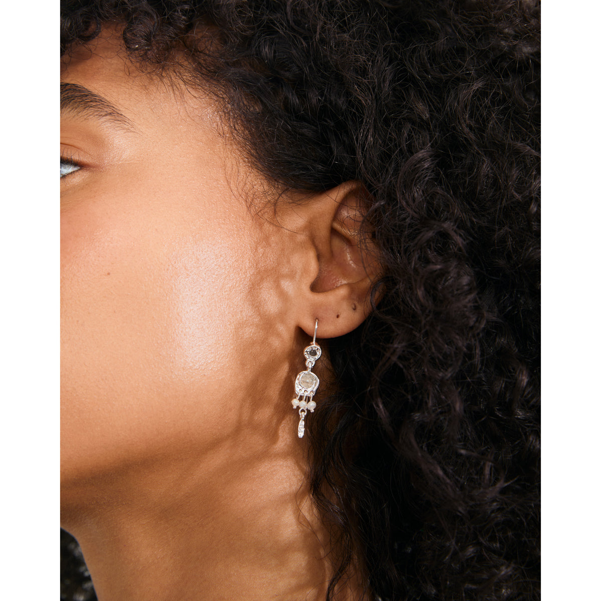 HERE earrings silver-plated