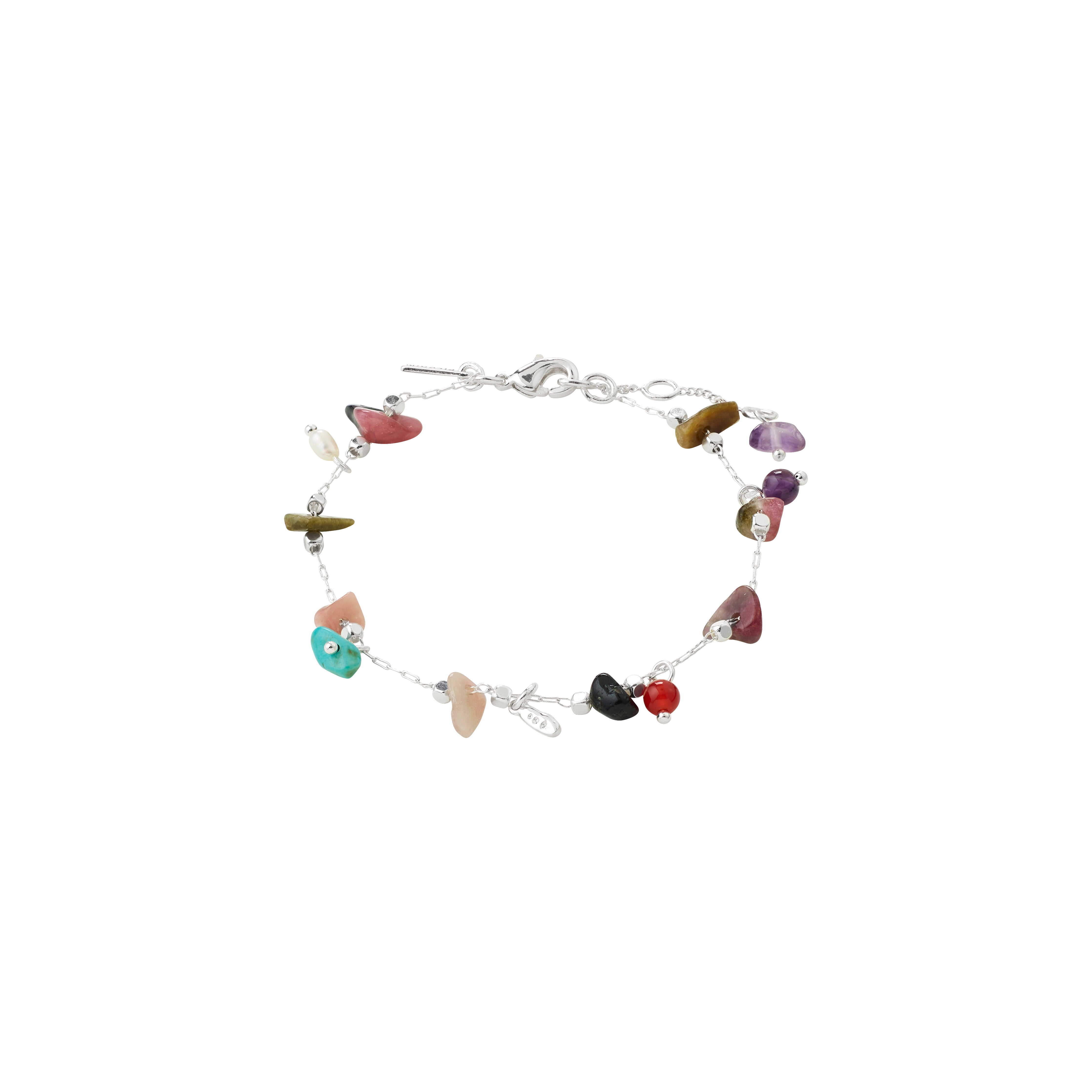 HERE armbånd sølvbelagt/multi