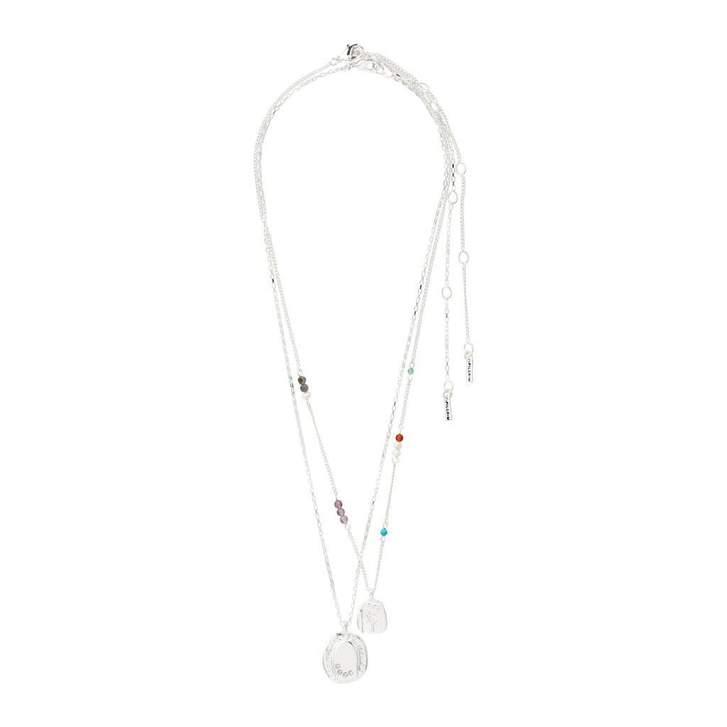 HERE necklace silver-plated