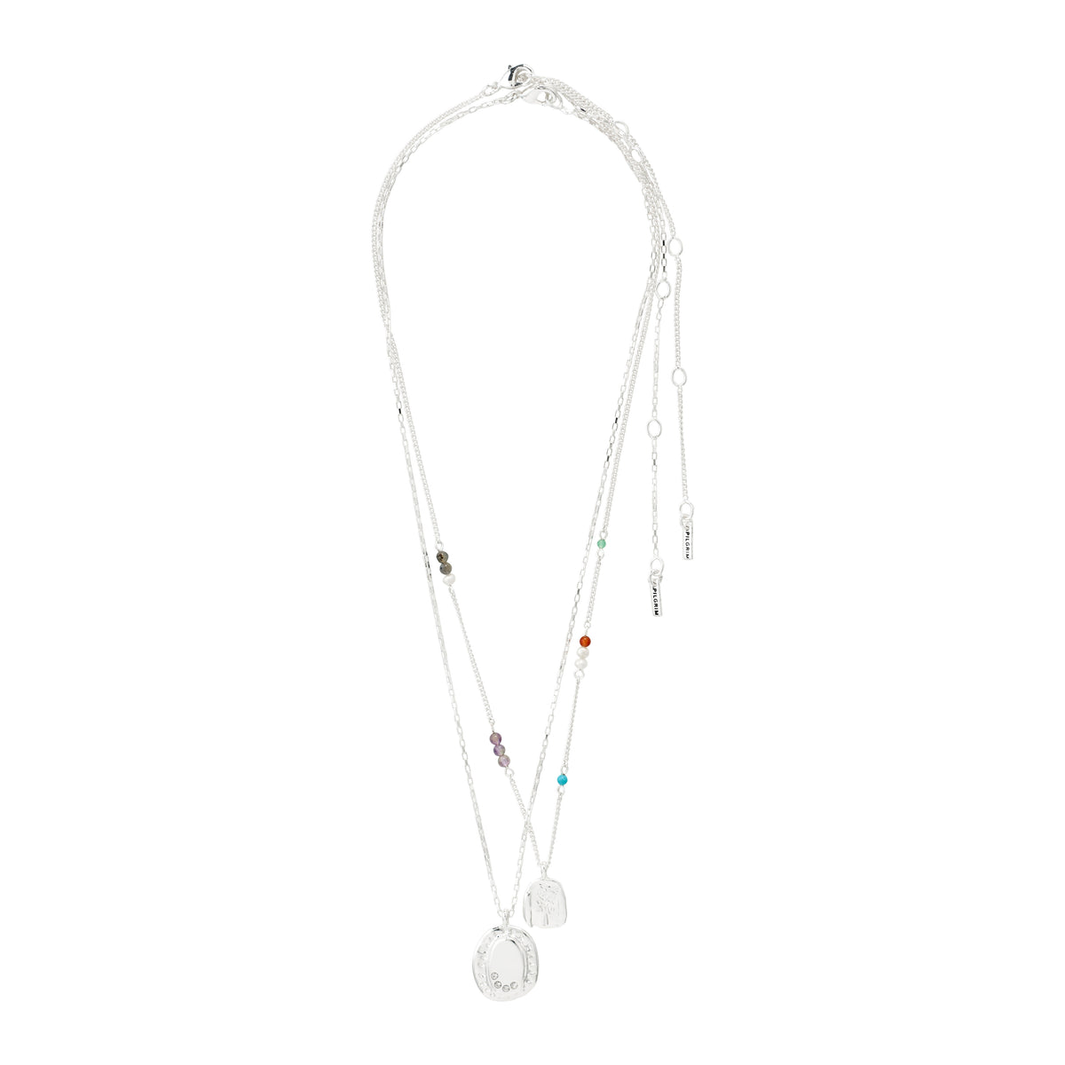 HERE necklace silver-plated