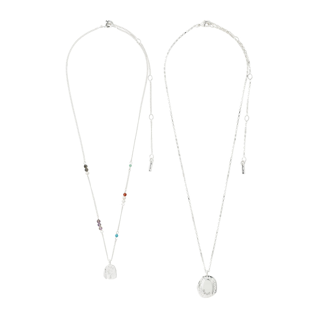 HERE necklace silver-plated