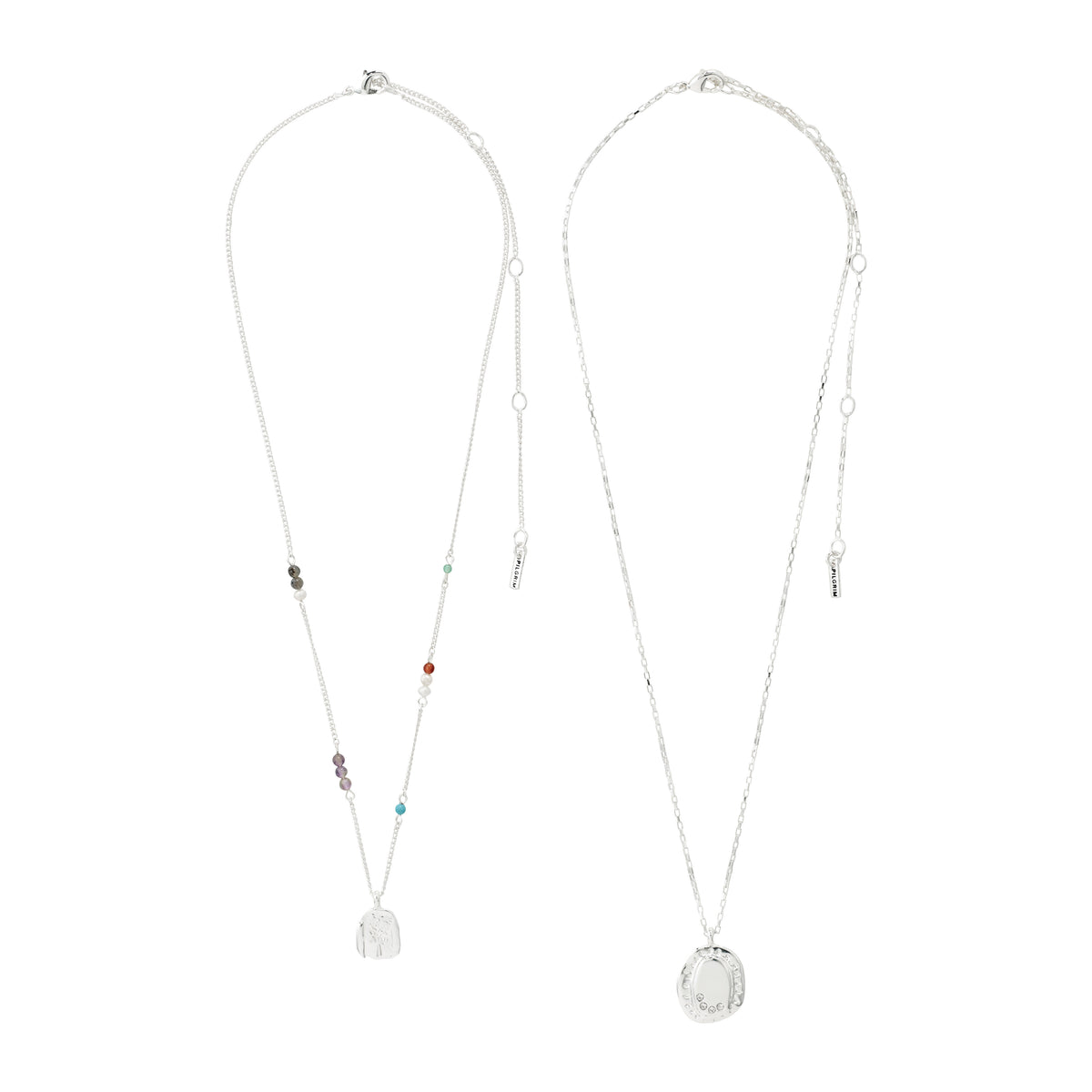 HERE necklace silver-plated