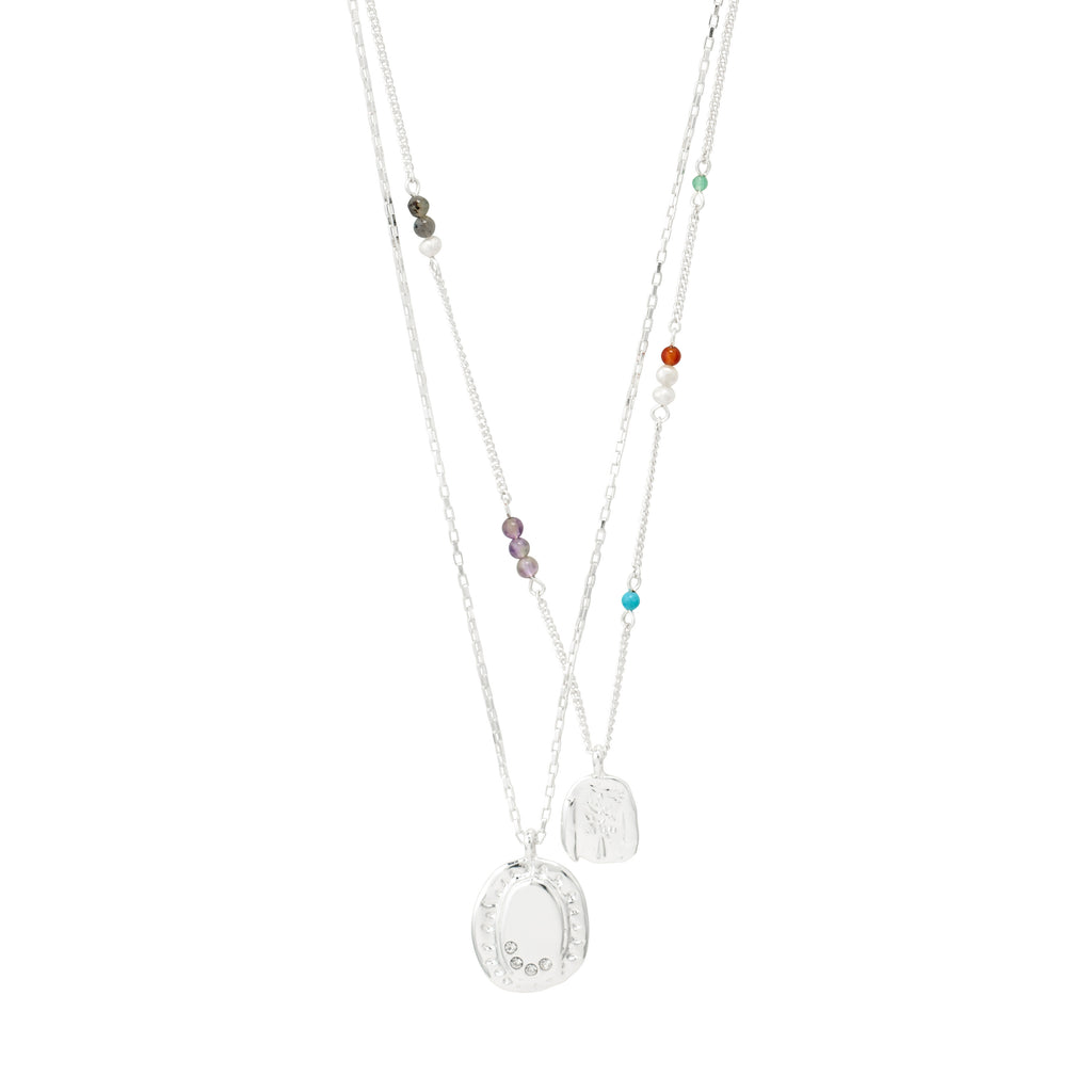 HERE necklace silver-plated