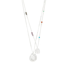 HERE halsband silverpläterad