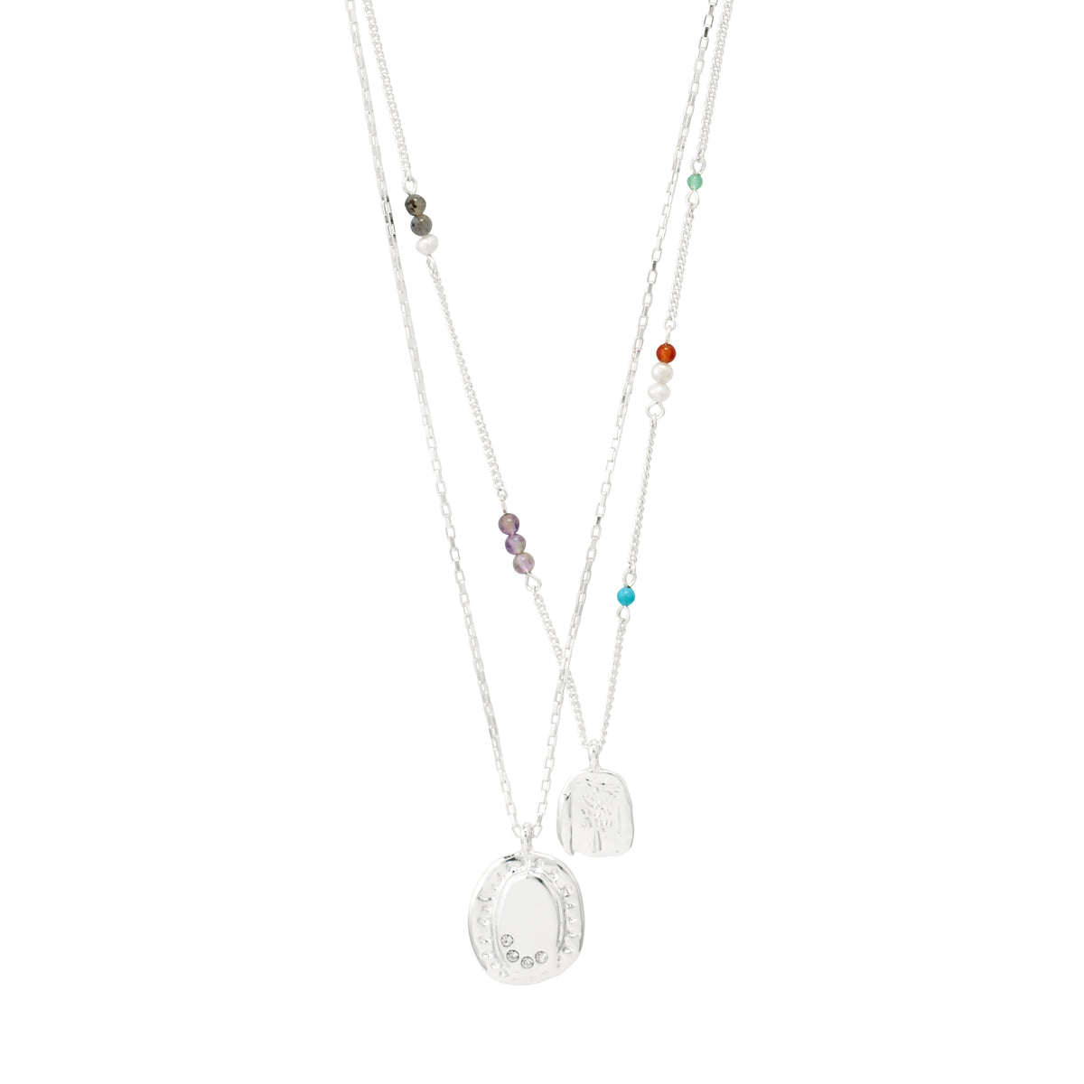 HERE necklace silver-plated