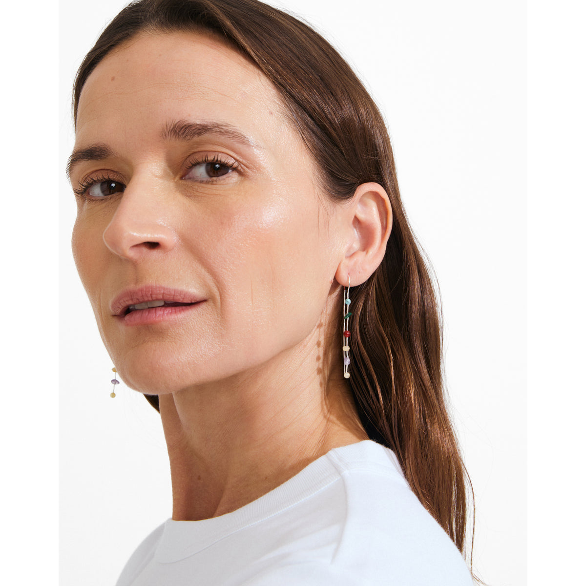 HERE earrings silver-plated/multi