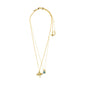 TRACE necklaces 2-in-1 set, gold-plated