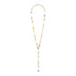 TRACE necklace gold-plated/multi