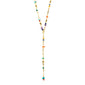 TRACE necklace gold-plated/multi