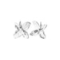 TRACE flower earrings silver-plated