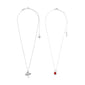 TRACE Halsketten 2-in-1 Set, versilbert