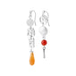 TRACE earrings silver-plated/multi