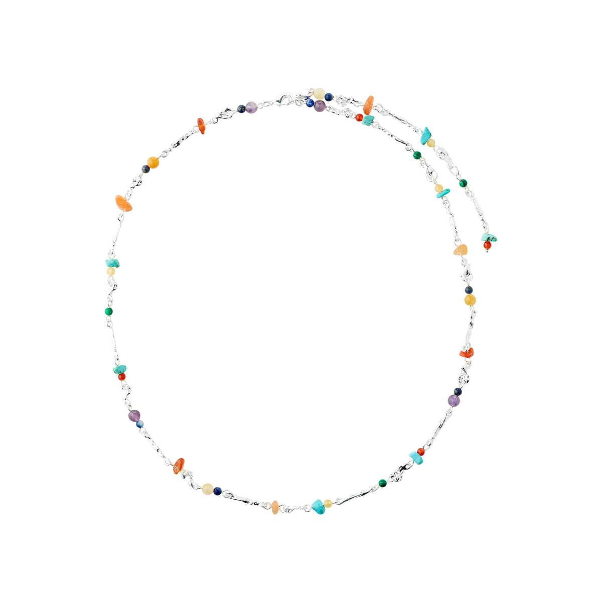 TRACE necklace silver-plated/multi