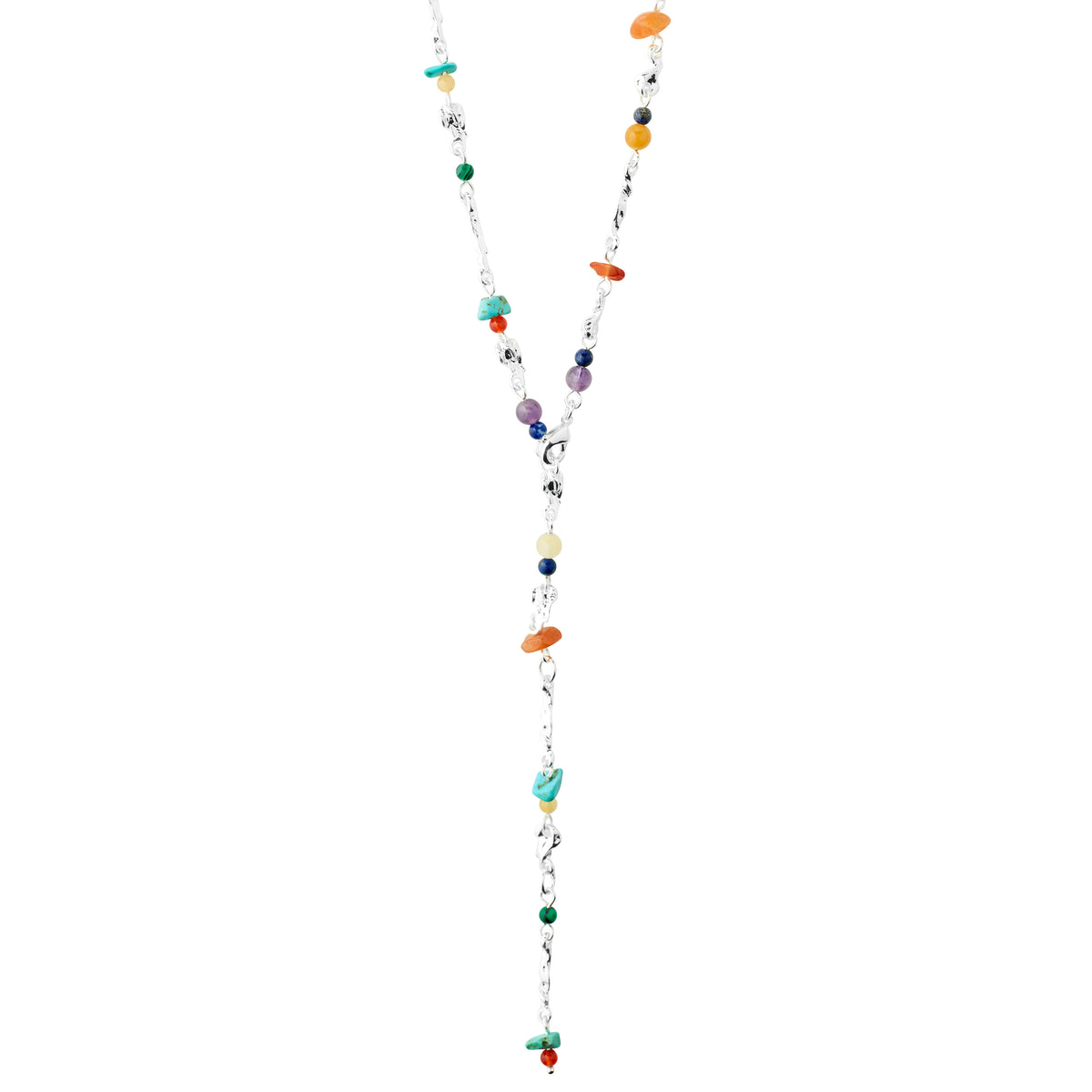 TRACE necklace silver-plated/multi