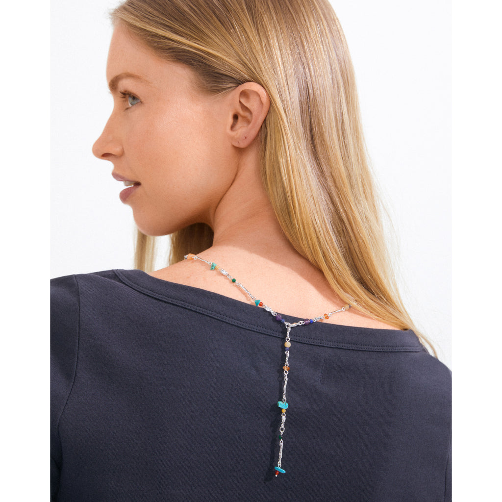 TRACE necklace silver-plated/multi