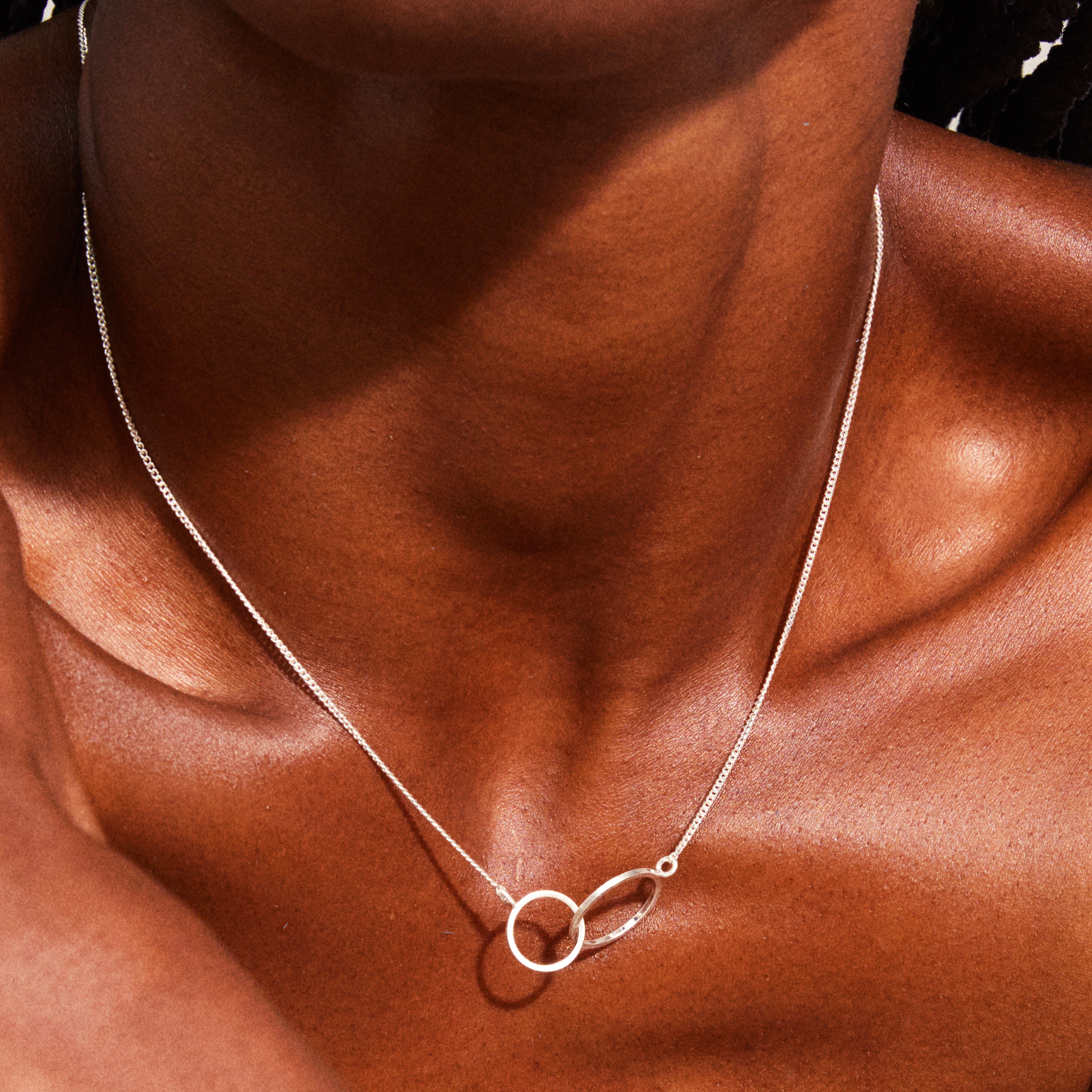 HARPER halsband silverpläterat