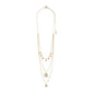 ARDEN 3-in-1  crystal necklace gold-plated