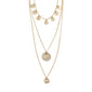 ARDEN 3-in-1  crystal necklace gold-plated