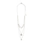 ARDEN 3-in-1  crystal necklace silver-plated