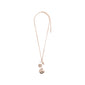 POESY necklace white/rosegold-plated