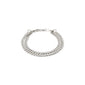 BLOSSOM recycled curb chain bracelet 2-in-1 silver-plated