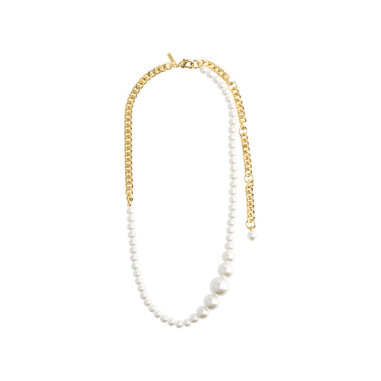 BEAT pearl necklace gold-plated