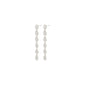 BEAT recycled crystal earrings silver-plated