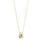 BLOOM recycled coin necklace gold-plated