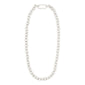 PHASE necklace silver-plated, featuring a simple oval-shaped link chain with a decorative lobster clasp, ideal for creating a stylish, adjustable Y-look.