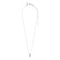 CHAKRA Amazonite necklace silver-plated featuring a green amazonite stone pendant on a silver chain with extension, enhancing communication and confidence.