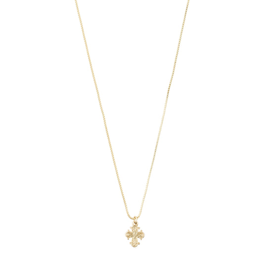 DAGMAR recycled mini pendant necklace gold-plated