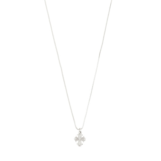 DAGMAR recycled mini pendant necklace silver-plated
