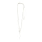 BREEZE necklace 2-in-1 set silver-plated features a micro turtle charm and freshwater pearl pendant, capturing a bohemian luxe style perfect for summer outfits.