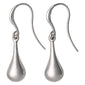 NATALIE earrings silver-plated, featuring classic drop-shaped pendants, each measuring 1.8 cm. Elegant silver-plated design ideal for trendsetters seeking timeless Scandinavian style.