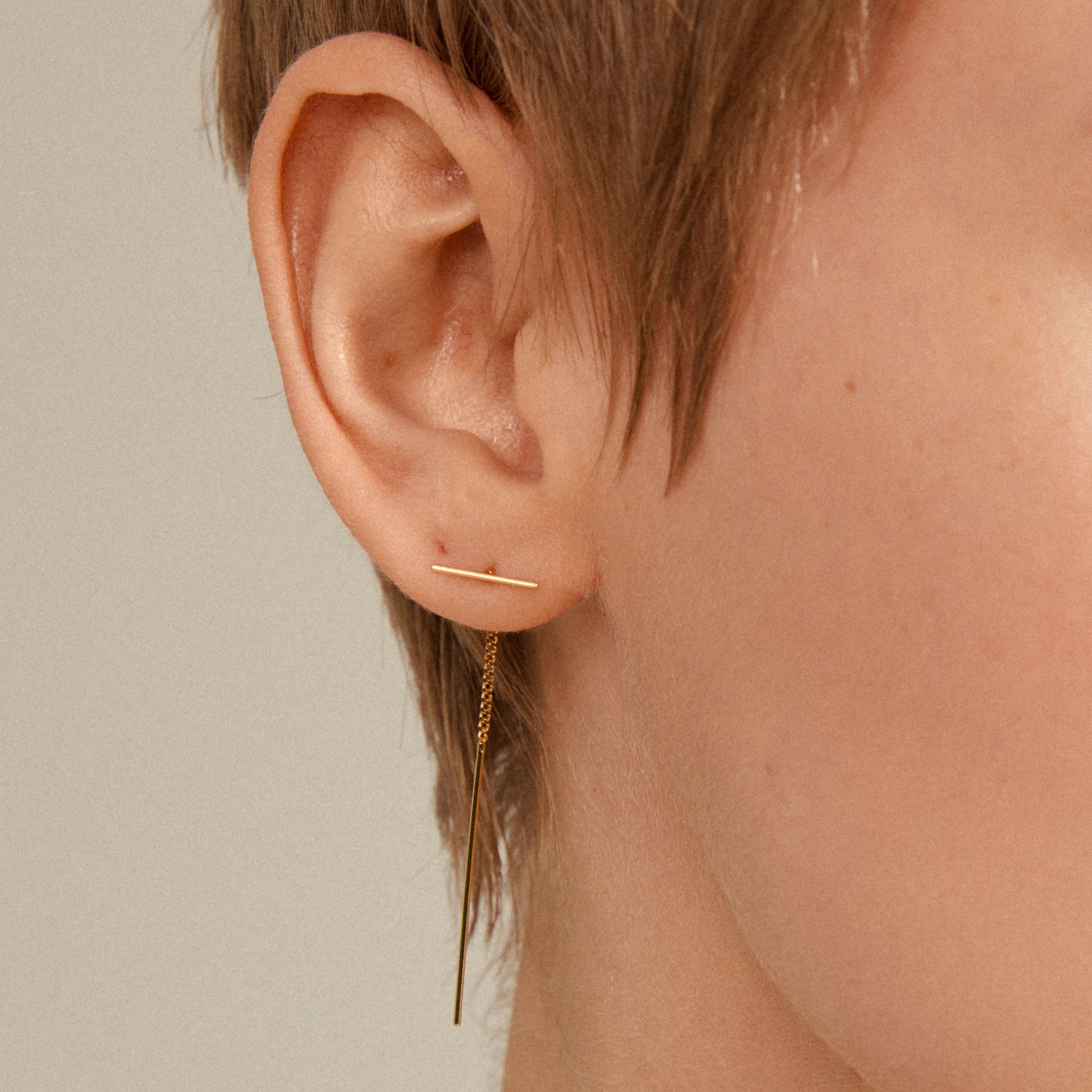 BRIELLE Ohrringe, vergoldet