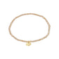 INDIE bracelet peach, gold-plated