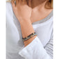 INDIE bracelet blue, gold-plated
