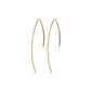 AGATHA recycled earrings gold-plated