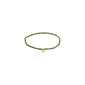 INDIE bracelet green, gold-plated