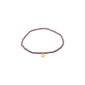 INDIE bracelet purple, gold-plated
