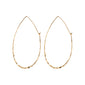 FABIA large hoop earrings gold-plated
