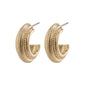 MACIE recycled earrings gold plated