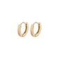 ARNELLE huggie hoop earrings gold-plated