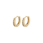 GRY crystal earrings gold-plated